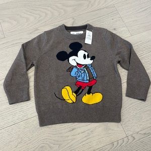 Gap toddler size 3 Mickey knit sweater BNWT